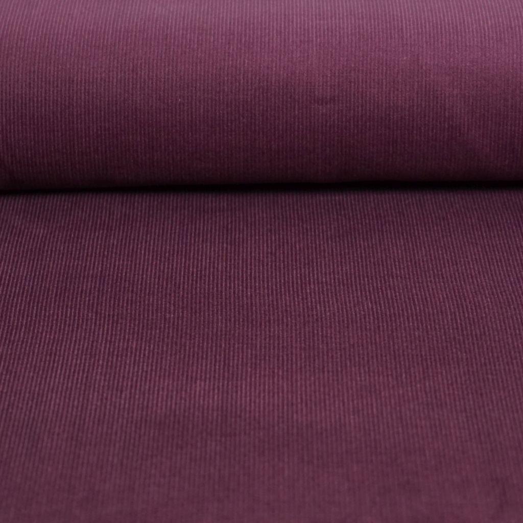 Leichter Babycord aus Baumwolle violett